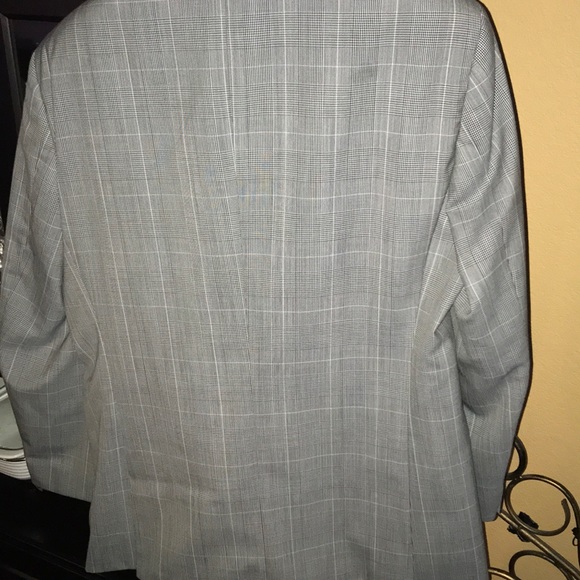 Plaid blue blazer - Picture 4 of 5